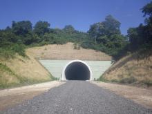 道道泊共和線　交付金（茅沼2号トンネル）工事